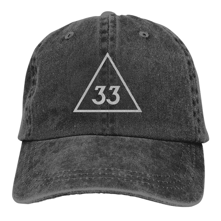 33rd Degree Scottish Rite Baseball Cap - Various Colors - Bricks Masons