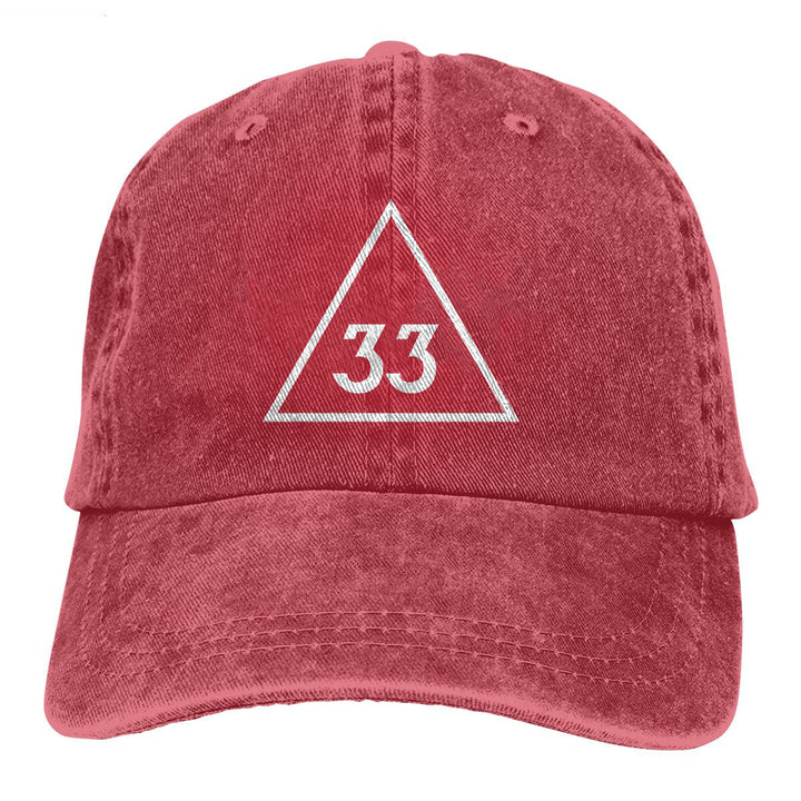 33rd Degree Scottish Rite Baseball Cap - Various Colors - Bricks Masons