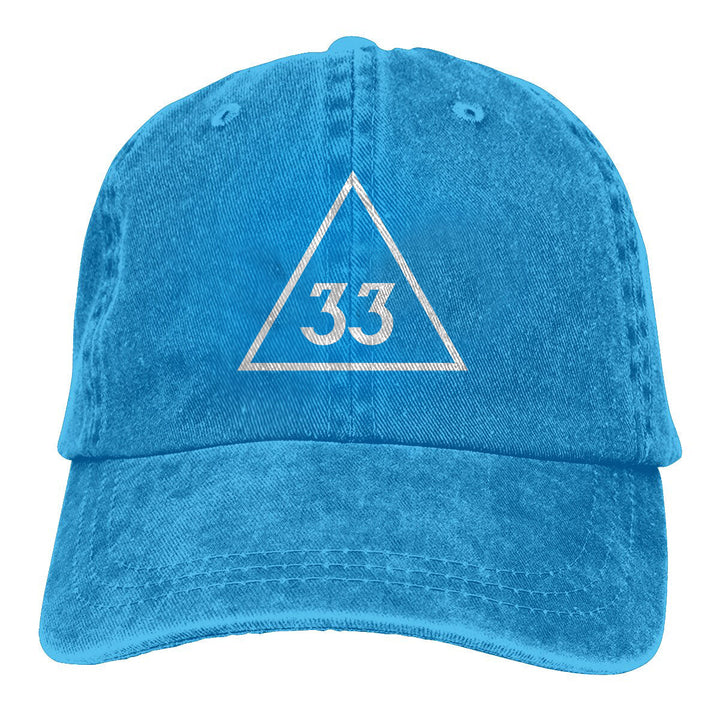 33rd Degree Scottish Rite Baseball Cap - Various Colors - Bricks Masons