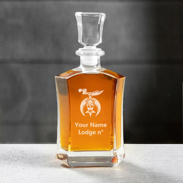 Shriners Decanter - 23 oz. Whiskey Glass