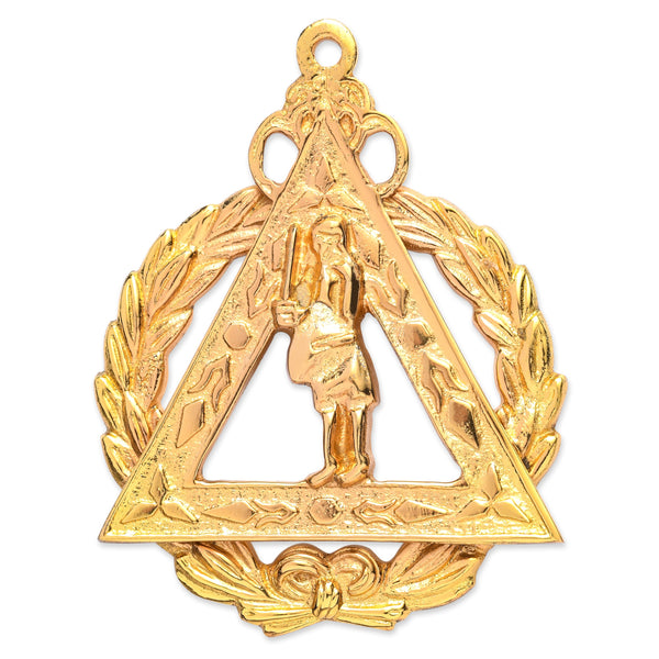 Grand Captain Of Host Royal Arch Chapter Officer Collar Jewel - Gold Metal