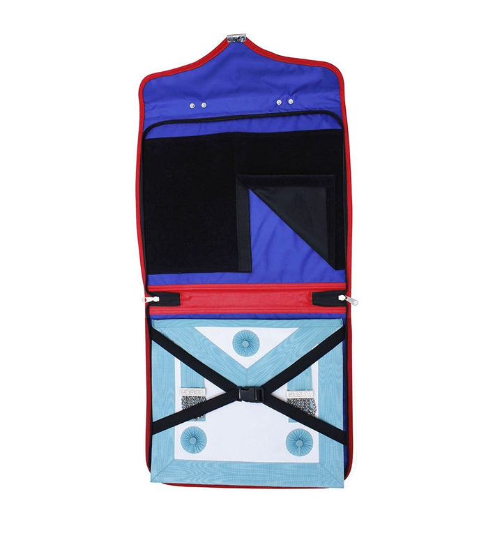 Royal Arch Chapter Apron Case - Red Leather MM, WM, Provincial - Bricks Masons