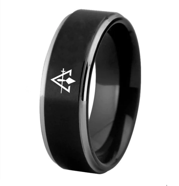 Council Ring - High Quality Tungsten - Bricks Masons
