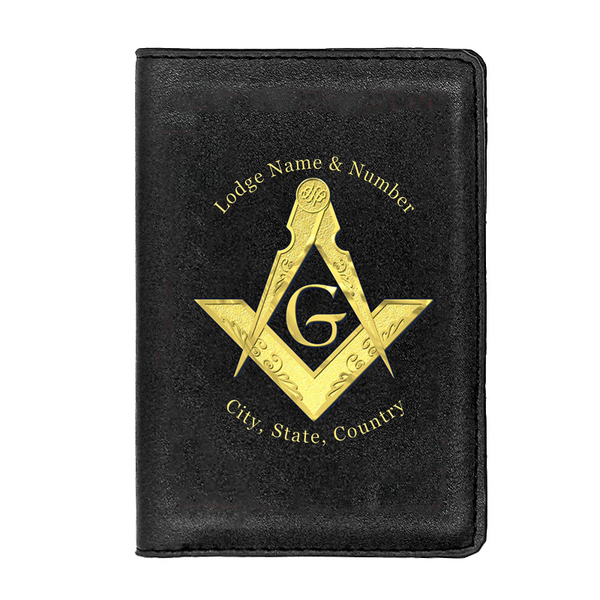 Master Mason Blue Lodge Wallet - Mutiple Colors - Bricks Masons