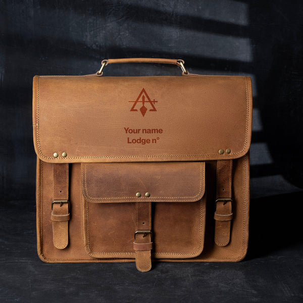 Council Briefcase - Genuine Cow Leather