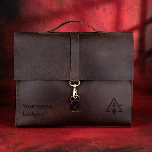 Council Briefcase - Genuine Cow Leather Convertible Bag