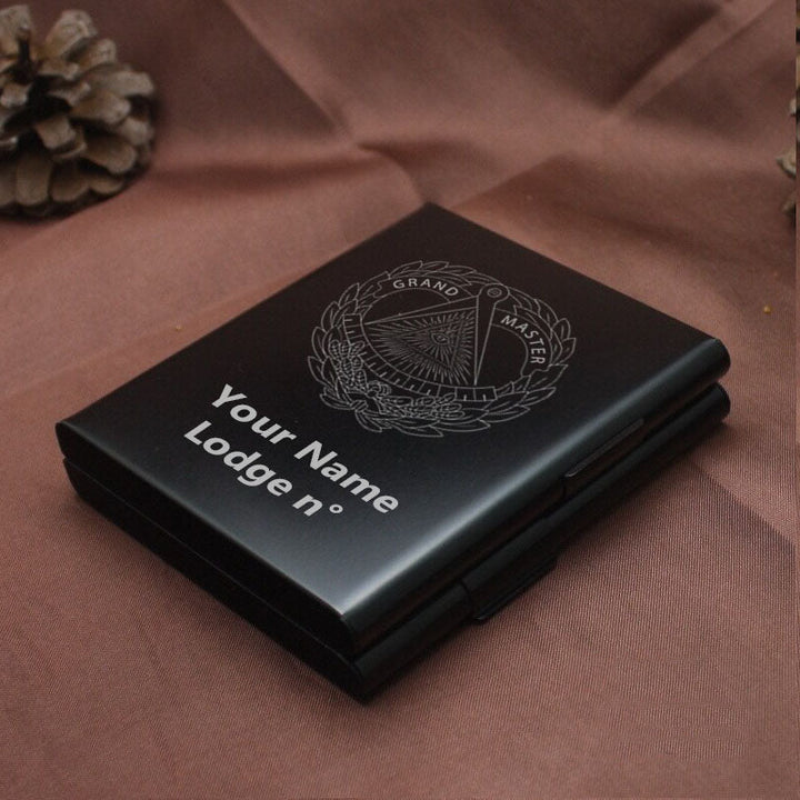 Grand Master Blue Lodge Cigarette Case - Various Colors - Bricks Masons