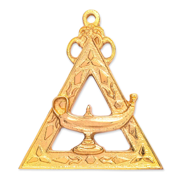 Archivist Royal Arch Chapter Officer Collar Jewel - Gold Plated