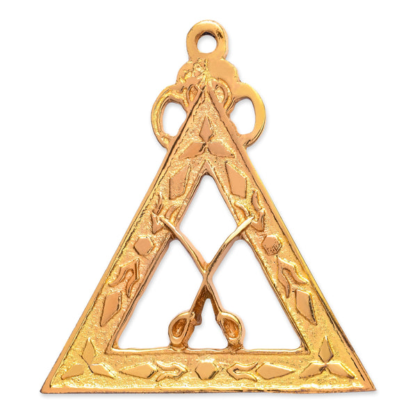 Captain Royal Arch Chapter Officer Collar Jewel - Gold Plated