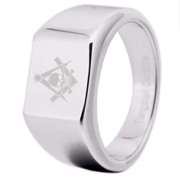 Widows Sons Ring - 12MM Width Silver