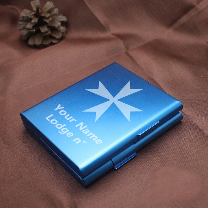 Order Of Malta Commandery Cigarette Case - Various Colors - Bricks Masons