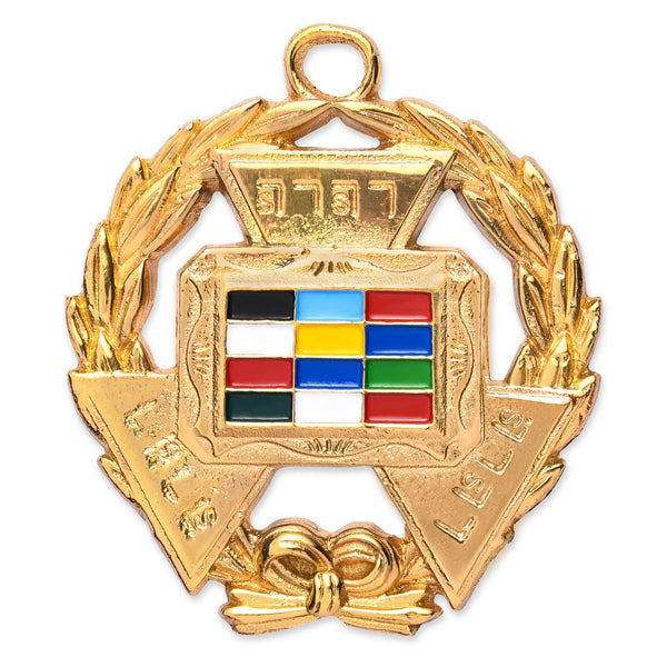 Past Grand High Priest Royal Arch Chapter Officer Collar Jewel - Gold Metal