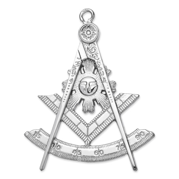Past Master Blue Lodge Collar Jewel - Silver Plated