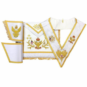 Masonic Leather Gauntlets