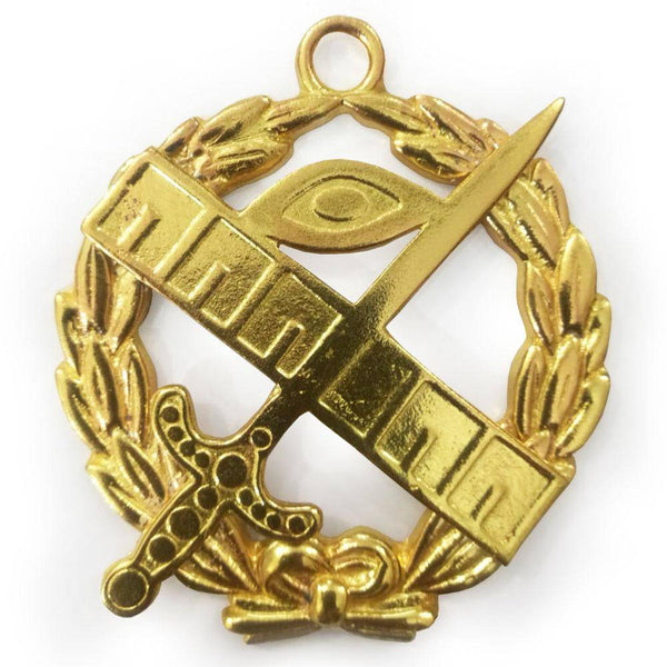 Grand Expert Blue Lodge Officer Collar Jewel - Gold Metal