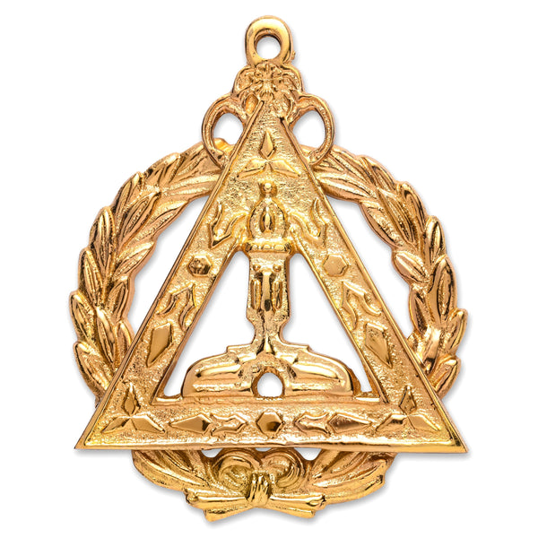 Grand King Royal Arch Chapter Officer Collar Jewel - Gold Plated