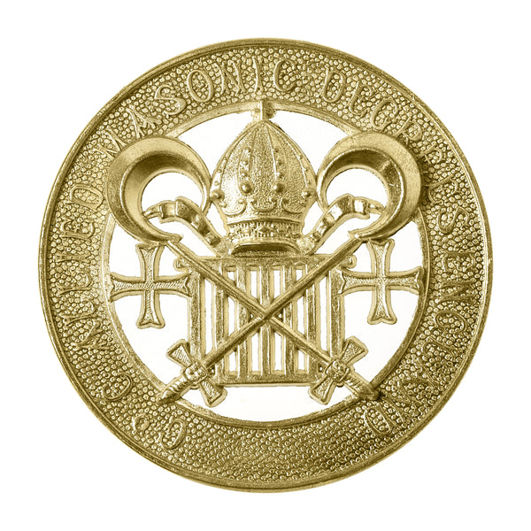 Grand Officer Allied Masonic Degrees Collar Jewel - Gold Plated