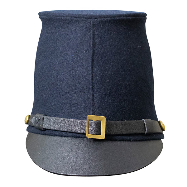 American Civil War US Union Forage Cap (lined), 100% Navy Blue Wool Cloth | ACW Kepis & Hats