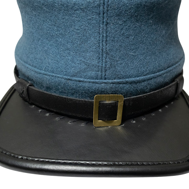 American Civil War Officers Kepi Infantry Blue (lined), 100% Wool Cloth | ACW Era Caps & Hats