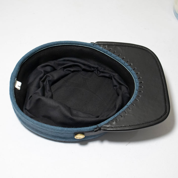 American Civil War Officers Kepi Infantry Blue (lined), 100% Wool Cloth | ACW Era Caps & Hats