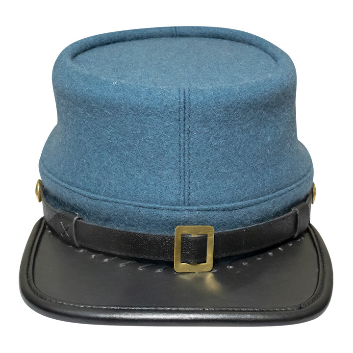 American Civil War Officers Kepi Infantry Blue (lined), 100% Wool Cloth | ACW Era Caps & Hats