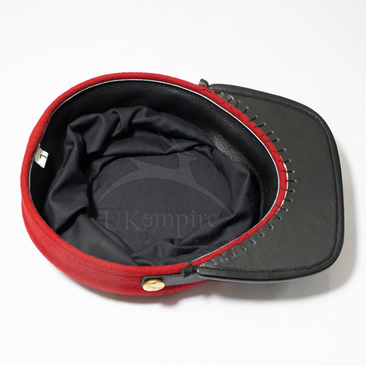 American Civil War Officers Kepi Artillery Red (lined), 100% Wool Cloth | ACW Era Caps & Hats
