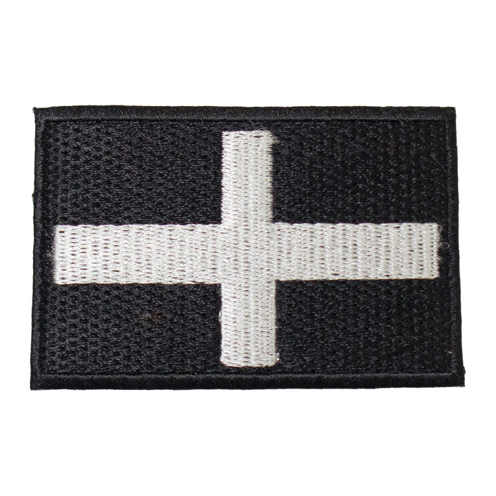 Premium Cornwall ST Piran Flag Patch Machine Embroidery – Iron-On Back