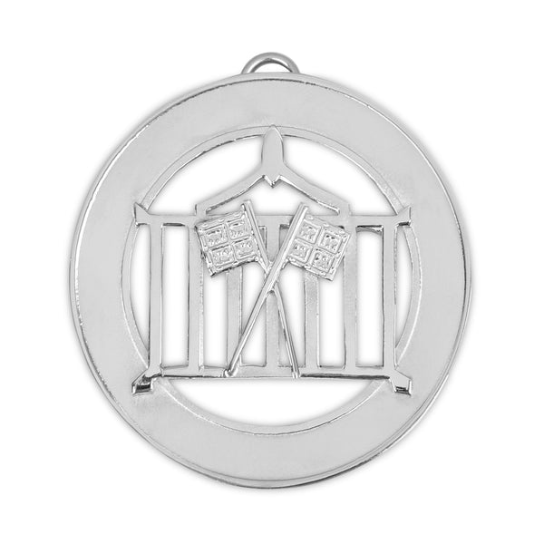 Allied Masonic Degrees Officer Collar Jewel - Silver Plated
