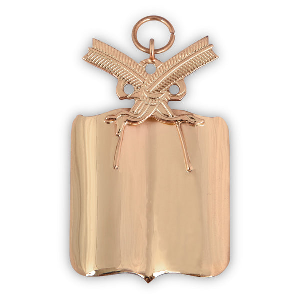 Grand Recorder Blue Lodge Collar Jewel - Gold Plated
