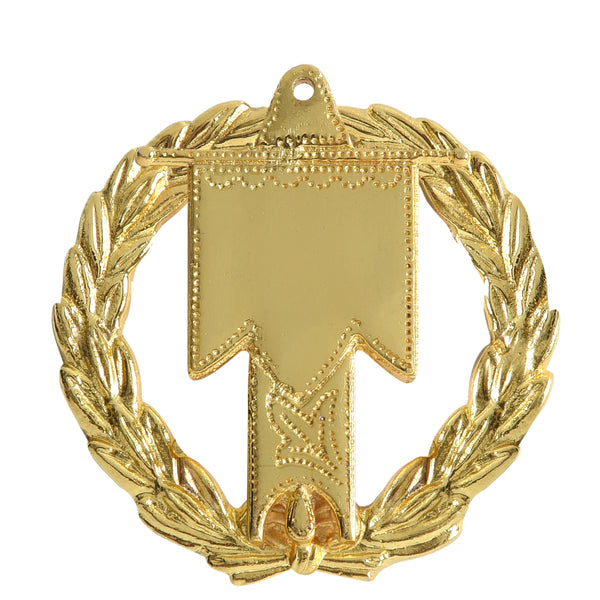 Grand Standard Bearer Knights Templar Commandery Officer Collar Jewel - Gold Plated