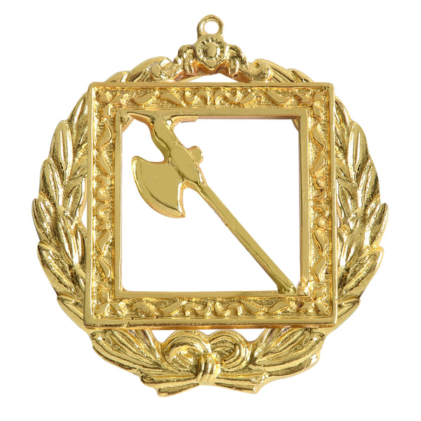 Grand Guard Knights Templar Commandery Officer Collar Jewel - Gold Plated
