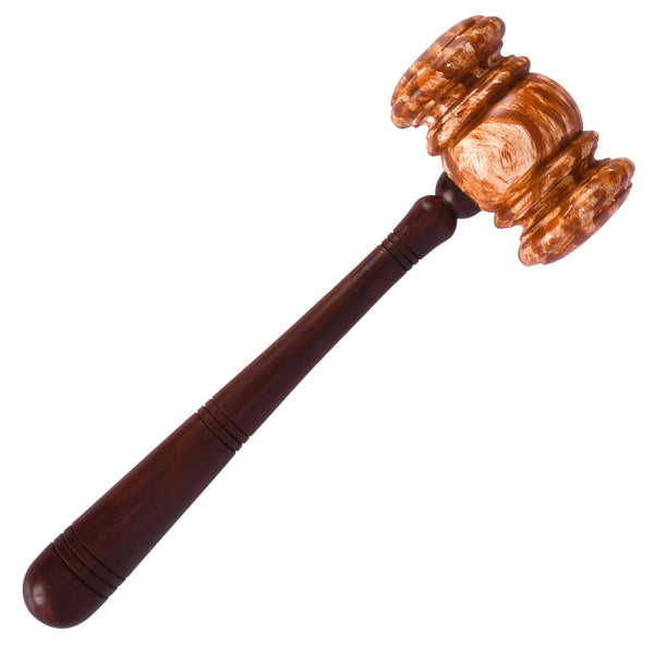 Masonic Gavel - Brown Handcrafted Wood