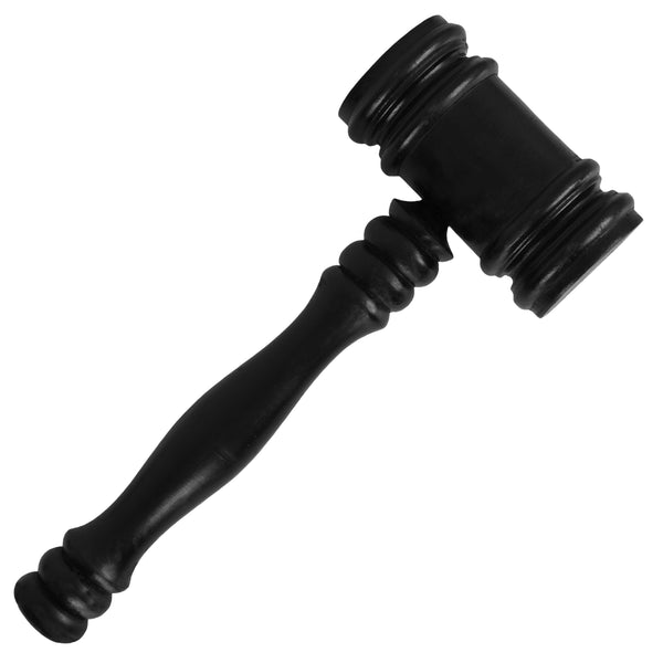Masonic Gavel - Black Handcrafted Wood