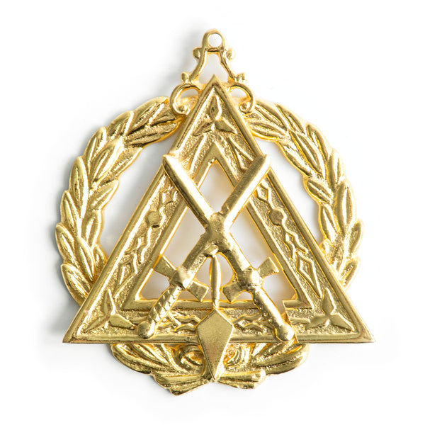 Grand Sentinel Royal & Select Masters Officer Collar Jewel - Gold Plated