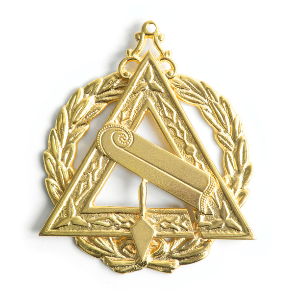 Grand Marshal Royal & Select Masters Officer Collar Jewel - Gold Plated