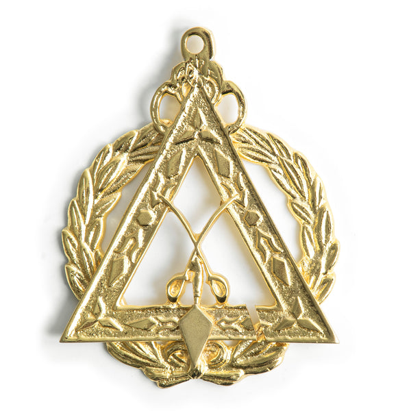 Grand Sentinel Royal & Select Masters Officer Collar Jewel - Gold Plated