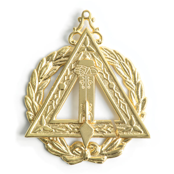 Grand Conductor Of Work Royal & Select Masters Officer Collar Jewel - Gold Plated