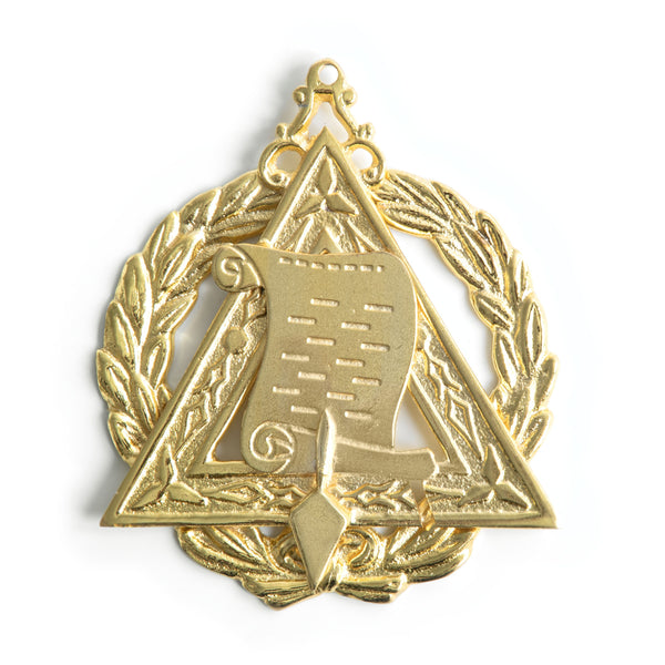 Grand Orator Royal & Select Masters Officer Collar Jewel - Gold Plated