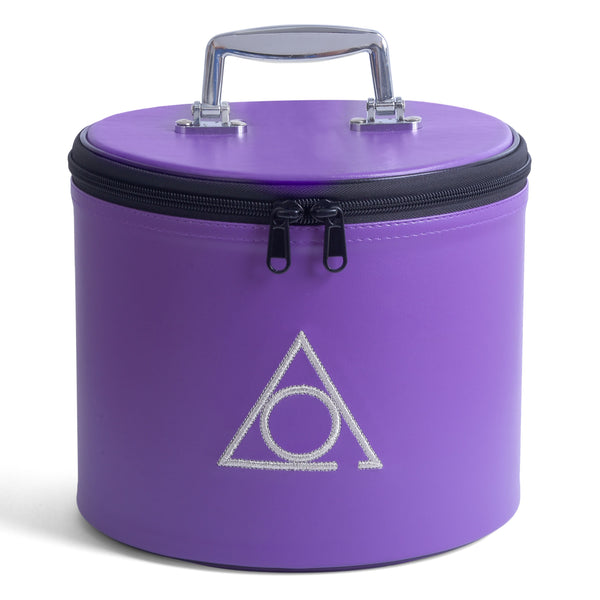 LOCOP PHA Fez Case - Imitation Purple Leather With Solid Handle