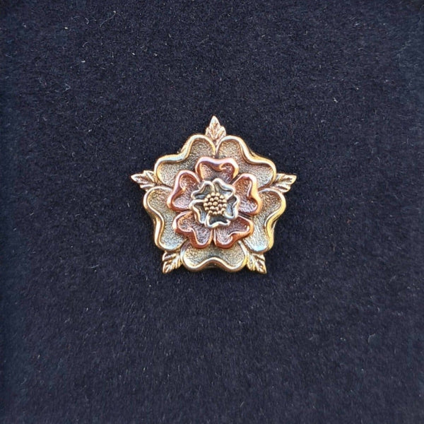 Masonic Lapel Pin - Sub Rosa Copper & Silver