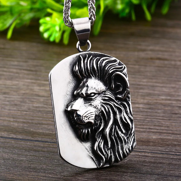 Ancient Israel Pendant - Zinc Alloy Lion of Judah Zinc alloy