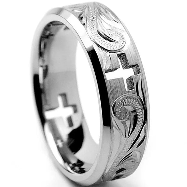 Knights Templar Commandery Ring - 925 Sterling Silver Cross