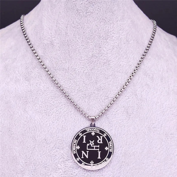 Ancient Israel Necklace - Stainless Steel Archangel Thavael