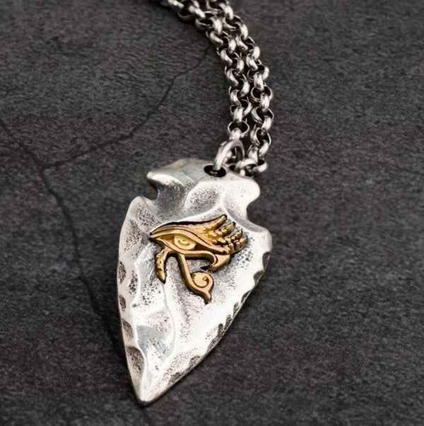 Ancient Egypt Pendant - Eye of Horus Stone Pillar