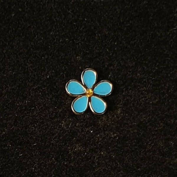 Masonic Lapel Pin - Forget Me Not