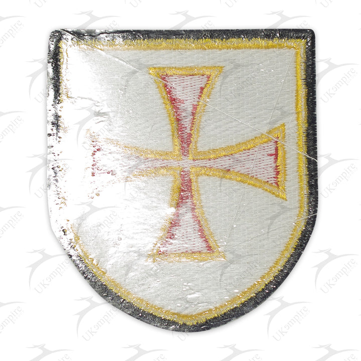 Knight Templar Shield Crusader Tactical Patch Embroidery – Iron-On Back
