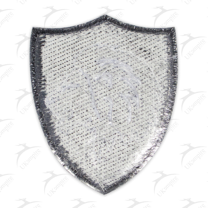 Premium Lion Head Crest Coat of Arms Patch Embroidery– Iron-On Back