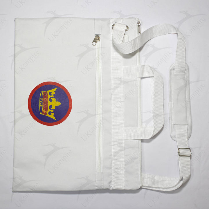 Masonic Princess York Cross White Tote Bag Printed with Hand & Shoulder Carry