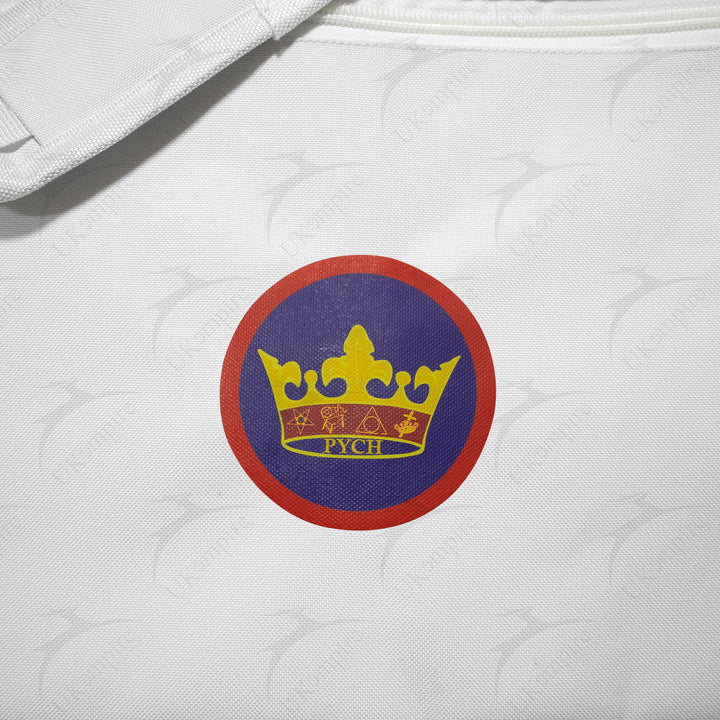 Masonic Princess York Cross White Tote Bag Printed with Hand & Shoulder Carry