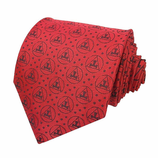 Royal Arch Chapter Necktie - Blue Triple Tau Insignia
